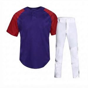 Pantalon de baseball tendance violet royal pour homme, 100 % polyester, taille élastique, séchage rapide, logo avant, short tendance de haute qualité - Product Image 1