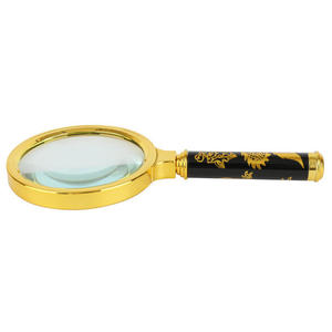 Dragon Handle 40 Metal <b>Retro</b> Optical Glass Lens Magnifier Elderly People Read Newspapers Handheld Magnifier - Product Image 4