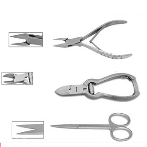 Premium Stainless Steel Ingrown Toenail Tool <b>Kit</b> with Toenail Nipper Cuticle Scissors and Pedicure Cutter Set - Product Image 1