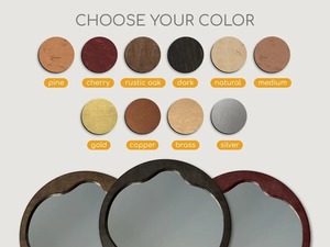 Elegant Wooden <b>Frame</b> Mirror Suitable For Dressing Area Adds Warmth And Modern Look To Your Space Wholesale From India - Product Image 3