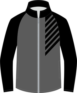 Ensemble de survêtement en molleton français coupe classique avec sweat à capuche zippé |   Polyester unisexe |   Entraînement léger et performant, style estival |   Chaud - Product Image 3