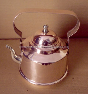 กาต้มน้ำทองแดงทำจาก1L เป็นมิตรกับสิ่งแวดล้อมทำจากทองแดงบริสุทธิ์100% สำหรับใช้ในบ้านโรงแรมร้านอาหาร - Product Image 3