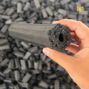 ถ่านกะลามะพร้าวรูปหกเหลี่ยม ติดไฟนาน ไร้ควัน สำหรับย่างบาร์บีคิว - Product Image 1