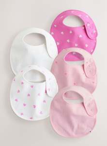 Bavoirs 100% bambou et coton doux, fermeture facile à clipser, plusieurs motifs mignons - Product Image 2