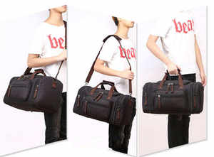 Bolsa Deportiva NESTA SPORTS con Logotipo Personalizado, Bolsa de Viaje Grande Negra Impermeable para Fin de Semana y Gimnasio, Bolsa de Transporte Unisex de Poliéster - Product Image 3