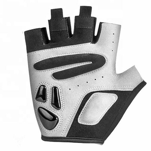 Gants de cyclisme unisexes mi-doigts respirants avec fermeture auto-agrippante, antidérapants et antichocs pour l'été, la route et le VTT - Product Image 3