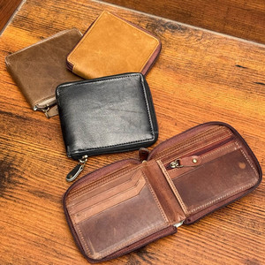 ODM OEM Wholesale Genuine Leather <b>Wallet</b> for Mens Casual <b>Wallet</b> New Genuine Cowhide Leather Purse <b>Card</b> <b>Holder</b> Best Gift for Men - Product Image 5