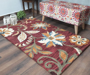 พรมขนสัตว์ผสมสีสันนุ่มนวล คุณภาพสูง ทำด้วยมือ เป็นมิตรกับสิ่งแวดล้อม กันลื่น สำหรับห้องนั่งเล่น เด็ก โรงแรม สำนักงาน - Product Image 1