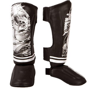 Venta Directa de Fábrica: Protectores de Piernas y Espinilleras de Producción Profesional para Artes Marciales y Entrenamiento de Muay Thai - Product Image 1