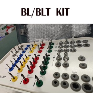 Kit de Fresas Dentales de Titanio Plateado, 8 Piezas, Portafresas Quirúrgicas para Implantes, Fresas de Trepanación CE, Kit Manual de Odontología - Product Image 3