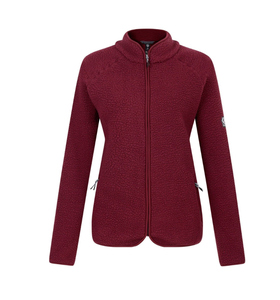 New Arrival Embroidered French Terry 100% Cotton <b>Long</b> Sleeve 280 GSM Pullover 1/4 Zipper Winter Breathable Eco-Friendly Women's - Product Image 5