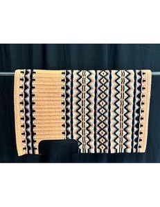 <b>Heavy</b> Duty Western Saddle <b>Blanket</b> Premium Horse Saddle Pad Handmade New Zealand Wool for Horse Riding - Product Image 2