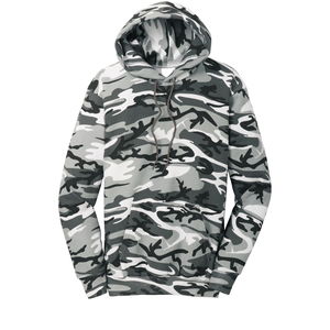 Sweat à capuche vintage camouflage personnalisé pour homme, coupe ajustée, doublure polaire, 52% coton, 48% polyester, hiver, extérieur - Product Image 3