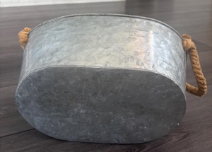 Jardinera de Metal Galvanizado Rústica, Ideal para Exhibiciones de Jardines de Flores, Plantas de Bajo Mantenimiento y Flores de Temporada, de la India - Product Image 4
