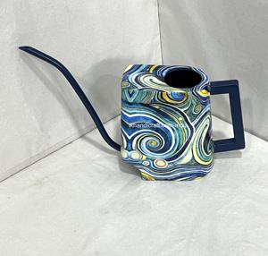 Regadera de Acero Inoxidable de 1.5L, Ecológica, Duradera, Redonda, Color Plateado, para Jardinería - Product Image 5