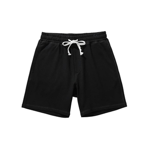 Fabricant OEM/ODM de shorts décontractés marron uni avec logo personnalisé – Vêtements de sport et de détente confortables en molleton - Product Image 3