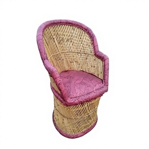 Latest Handcrafted Natural <b>Bamboo</b> Wicker Sarkanda Chair Elegant Chair For Garden Living - Product Image 1