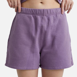 กางเกงขาสั้นคอลเลคชั่นลำลองสำหรับผู้หญิง ราคาส่งจากโรงงานโดยตรง ราคาถูก รับผลิตแบบ OEM ปรับแต่งโลโก้ได้ ราคาขายส่งจากโรงงาน กางเกงขาสั้นออกกำลังกาย - Product Image 1