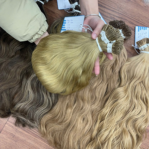 Extensiones de Cabello Humano Vietnamita 100% Natural Ondulado con Punta I, Varios Colores, 12-32 Pulgadas, Proveedor Mayorista - Product Image 3