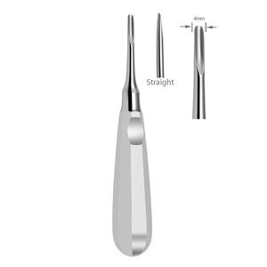 เครื่องมือถอนฟันแบบ Bein-Type Elevator Concave 4mm Tip ทำจากสแตนเลสสตีล สำหรับการผ่าตัดทางทันตกรรม ความแม่นยำสูง - Product Image 1