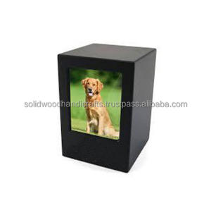 Urne en bois pour cendres d'animaux de compagnie, urnes funéraires en bois pour cendres de chat et de chien, urnes en bois de rose à bas prix - Product Image 5
