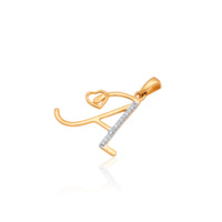 Colgante de diamante natural premium de 0.05 ct, color HI, corte brillante redondo, claridad VS SI, oro amarillo, joyería fina, regalo para mujer.