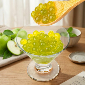 Perles de Boba Éclatantes Premium à la Pomme Verte 3,4 kg – Saveur Sucrée et Acidulée pour Smoothies, Granités et Desserts - Product Image 2