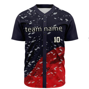 Uniformes de Béisbol Sublimados Personalizados de la Mejor Calidad, Uniformes de Béisbol al por Mayor, Jersey de Béisbol con Color Personalizado - Product Image 5