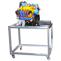 Simulador de motor de vehículo eléctrico, pantalla de disección de motor para escuela profesional, Curso de Formación Automotriz y reparación de automóviles