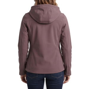 Chaqueta Softshell Personalizada al por Mayor para Mujer, Acolchada, Tejida, con Spandex, Impermeable, Cortavientos, para Senderismo y Actividades al Aire Libre - Product Image 2