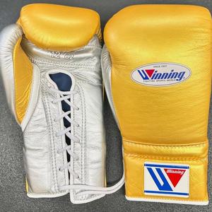 Fabrication de gants de boxe en cuir véritable de haute qualité, sur mesure, design OEM, rose, à lacets, pour l'entraînement - Product Image 6