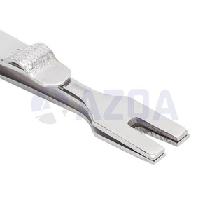 Pince à épiler en acier inoxydable de 5 pouces avec trou intérieur de 1,2 mm pour la manipulation de bijoux corporels et le piercing professionnel - Product Image 4