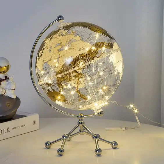 Office Supply World Globe Constellation Map Globe for Home Table Desk Ornaments Christmas Gift Office Home decoration accessorie