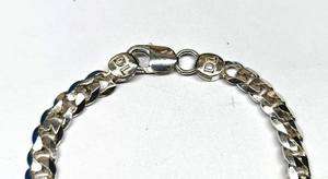 Pulsera de cadena cubana de turquesa azul natural, plata de ley 925, joyería para hombre, regalo personalizado con nombre para él - Product Image 4