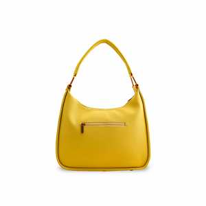 Bolso de hombro formal amarillo para mujer P36382 - Product Image 1