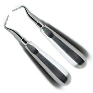Élévateurs apicaux dentaires en acier de haute qualité pour extraction, modèle Del Left, certifiés CE par Grip Surgical - Product Image 6