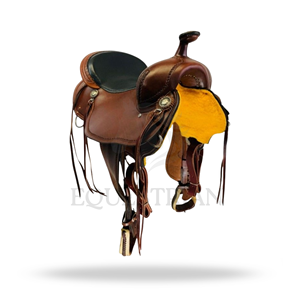 Western Trail Saddle Horse Riding Saddle Equestrian <b>Equipment</b> - Product Image 4