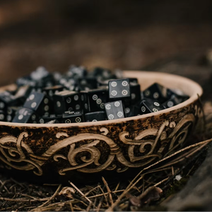 Premium Buffalo Horn <b>Dice</b> <b>Set</b> – Vintage Gaming <b>Dice</b> Natural Crafts - Product Image 1