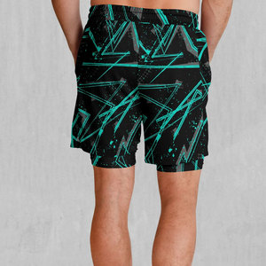 Pantalones Cortos Sublimados para Hombre, Diseño Más Reciente 2025, Venta Caliente, Logotipo Personalizado, Ropa Deportiva Exterior - Product Image 2