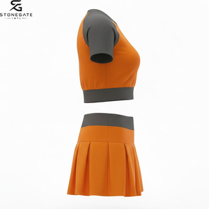 Uniforme de Cheerleader Athlétique Premium pour Femmes avec Tissu Respirant, Personnalisation de Marque et Fabricant OEM en Gros 2026 - Product Image 2