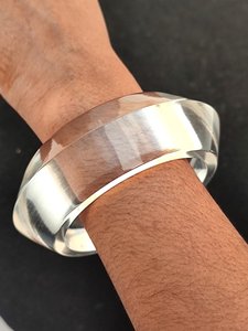 Newest Bangle <b>clear</b> <b>Resin</b> Charm Women Acrylic <b>RESIN</b> Bangles <b>Resin</b> Bangle for Girls - Product Image 6