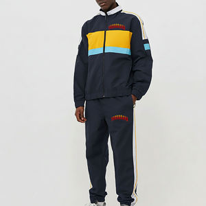 Nouvelle Arrivée 2026 Survêtement de Jogging Deux Pièces en Coton 100% de Haute Qualité, Coupe-Vent Streetwear Hiver, Couleur Unie - Product Image 4