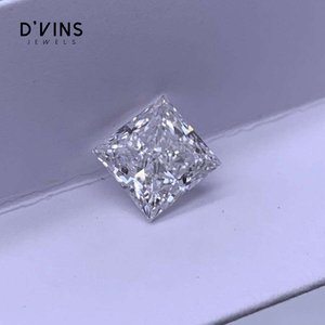 D'vins Jewels - Diamantes Sueltos al por Mayor, Corte Princesa, 3.03CT, Color D, Claridad E VS2 - Product Image 1