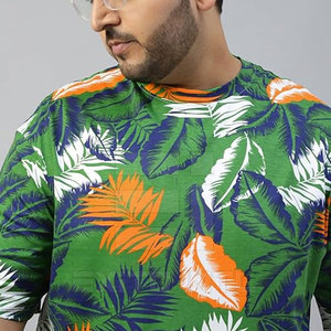 เสื้อยืดโอเวอร์ไซส์ทรงหลวมสำหรับผู้ชาย พิมพ์ลายได้ตามต้องการ ผ้าฝ้าย 100% ระบายอากาศได้ดี เสื้อผ้าสตรีทแวร์สำหรับฤดูร้อน คุณภาพสูง - Product Image 4