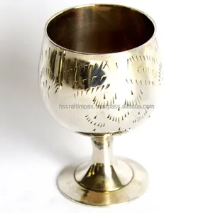 Copa Vintage pequeña plateada para decoración del hogar, copa de vino plateada, copa de forma redonda