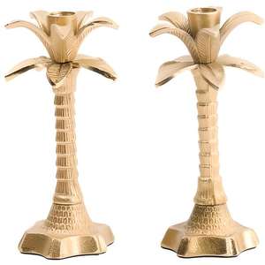 Vintage Brass Coconut <b>Tree</b> Candle Stand Handmade <b>Decorative</b> Diya Holder for Home Temple Wedding Party Centerpiece Gift Use - Product Image 5