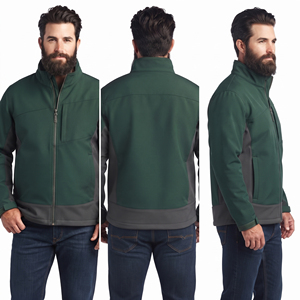 Chaqueta de poliéster softshell para hombre, cortavientos de invierno, chaqueta bomber transpirable con cuello alto, chaqueta de vuelo MA-1 con cremallera para senderismo. - Product Image 6