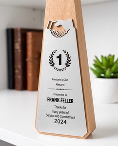 Nuevos Premios de Cristal Transparente Grabado con Diseño Exclusivo para Colaboraciones de Marca y Regalos de Cooperación - Product Image 6