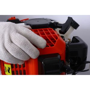 V-type 52CC 2 Stroke Gas Post lubang penggali satu pria Auger untuk mesin EPA tanaman tanah menggali pagar merah - Product Image 2