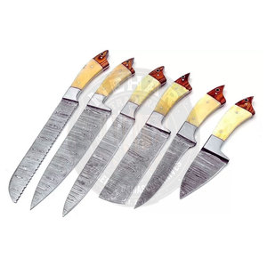 New Style High Quality Damascus <b>Kitchen</b> <b>Knife</b> Set Low Price Wood Handle Damascus <b>Kitchen</b> <b>Knife</b> Set - Product Image 1